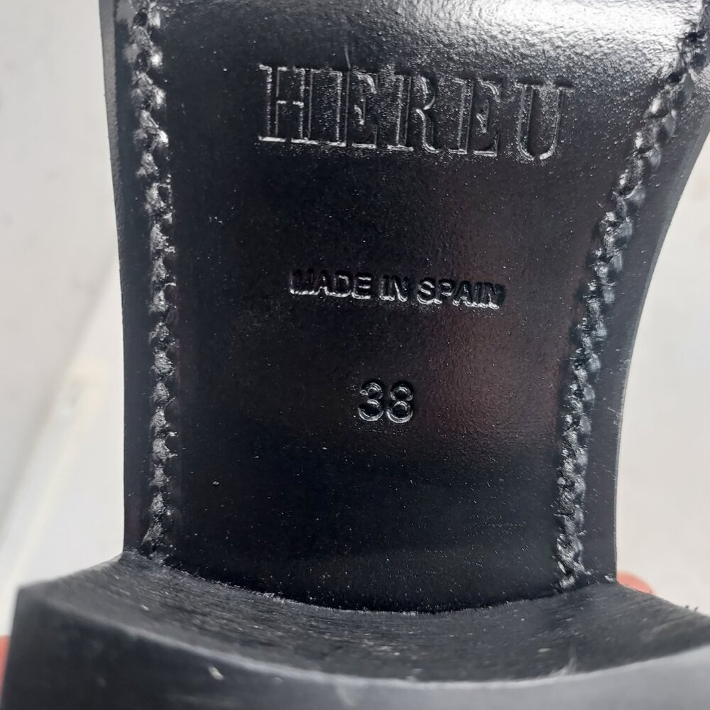 Black Leather Mules - Picture 4 of 12